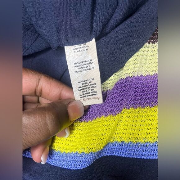 Soft Surroundings Fiesta Colorful A Line/Full Skirt sz Large - Picture 4 of 7